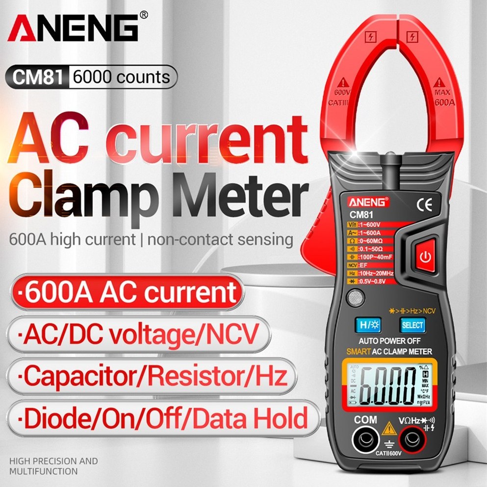 مولتی متر دیجیتال کلمپی ANENG CM81